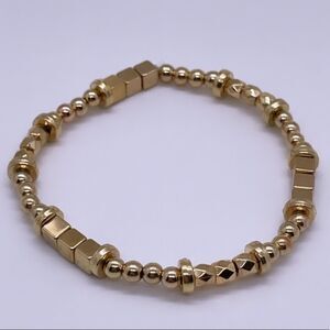 NWT Wool + Pepper Gold Beaded Bracelet